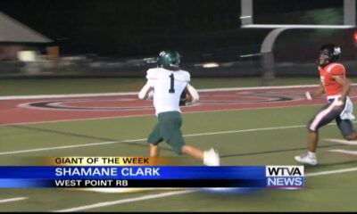 WENDY'S GIANT OF THE WEEK: West Point RB Shamane Clark is this week's Wendy's Giant of the Week.