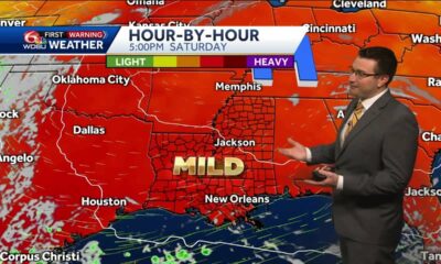 Sunny, warmer, and dry. Tracking tropics