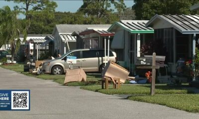 Florida mobile home residents getting eviction notices on top of storm damage