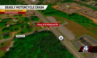 Motorcyclist killed in crash in Spartanburg County