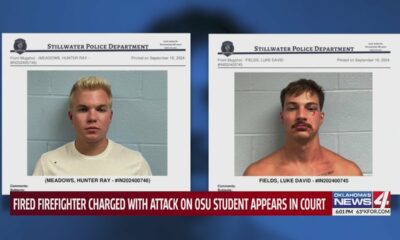 Fired firefighter charged with attack on OSU student appears in court