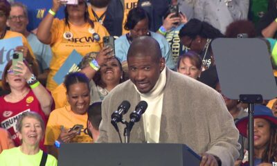 Usher campaigns for Harris in Atlanta | FOX 5 News