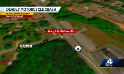 Coroner identifies motorcyclist killed in Spartanburg County crash