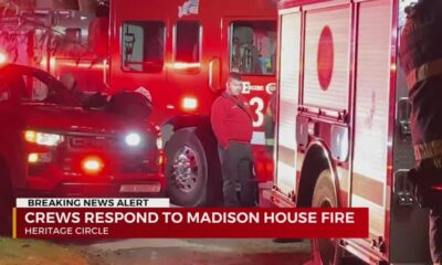 Crews respond to house fire in Madison