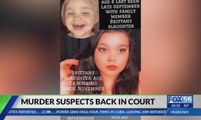 Couple charged in connection with the death of a 4-year-old Whitley County girl will appear in court