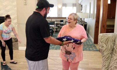 “It looks wonderful”: Widow gets father's military burial flag back after Hurricane Helene flooding