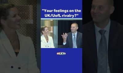 Kentucky basketball coach, wife give funny answer on UK/UofL rivalry