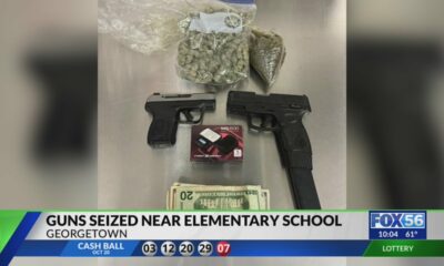 Drugs, firearms seized on Georgetown elementary school grounds