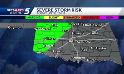 Parts of Oklahoma could see severe weather Monday evening