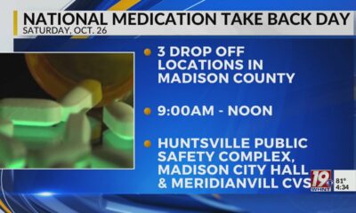 National Medication Take Back Day | October 21, 2024 | News 19 at 4:30 p.m.