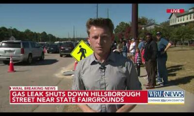 Hillsborough Street, I 440 gas leak closure near state fair could last into Tuesday afternoon