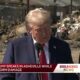 Former President Donald Trump speaks in Asheville