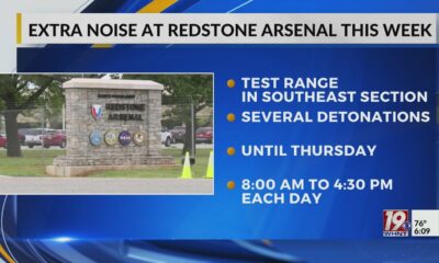 Extra Noise At Redstone Arsenal This Week | October 22, 2024 | News 19 at 6 p.m.