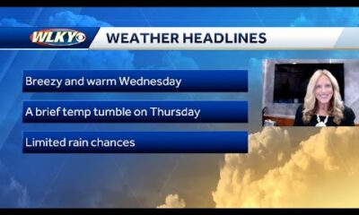 Forecast: Breezy and warm Wednesday