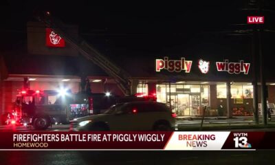 Fire at the Homewood Piggly Wiggly store