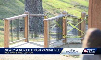 Park in Clinton is vandalized after renovations