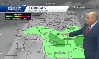 Alabama's rain chance forecast: you need a magnifying glass to see the showers this weekend