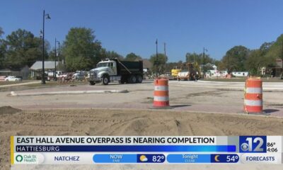 East Hall Avenue overpass nears completion