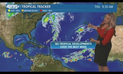 Thursday Noon Tropical Update: No developments expected over the next week