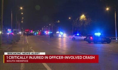 1 injured in officer-involved crash in Memphis