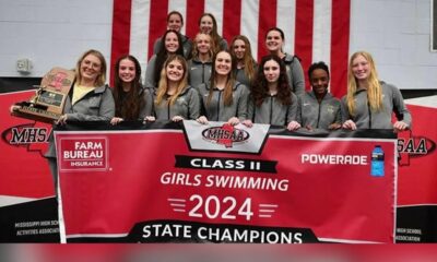 West Jones girls’ swim team are back-to-back state champions