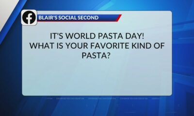 Blair's Social Second: It's World Pasta Day! What is your favorite kind of pasta?