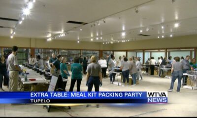 Extra Table and Cadence Bank hosted meal kit packing event in Tupelo