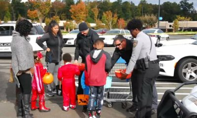 Durham County Sheriff's Office holding Trunk or Treat event