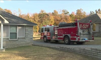 Brush fire near homes in Sebastian County