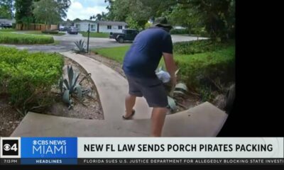 New Florida law sends porch pirates packing by making it serious crime