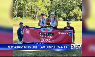 New Albany girls' golf team completes 4-peat