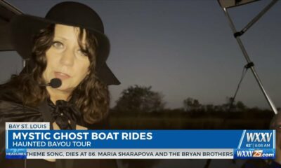 Embarking on a spooky boat tour around Bayou Caddy