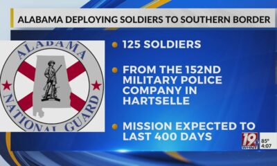 Gov. Ivey Deploys Over 100 Soldiers from Hartselle to Southern Border | Oct. 25, 2024 | News 19 at 4