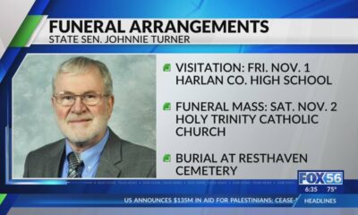 Funeral arrangements made for late Kentucky Senator