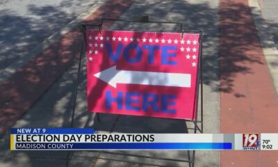 Preparations for Election Day in Madison County | Oct. 25, 2024 | News 19 at 10 p.m.