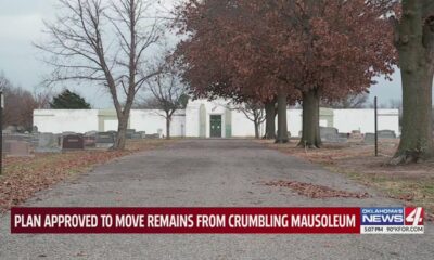 Plan approved to move remains from crumbling mausoleum