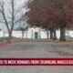 Plan approved to move remains from crumbling mausoleum