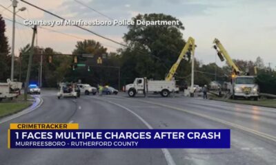 Driver arrested following hit-and-run crash in Murfreesboro