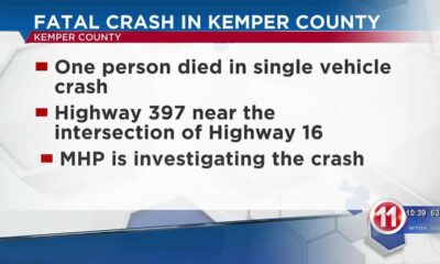 Fatal crash Saturday in Kemper County