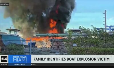 Dania Beach boat explosion victim identified by family