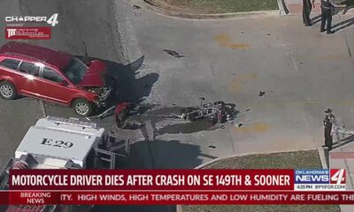 Motorcycle driver dies after crash on SE 149th & Sooner