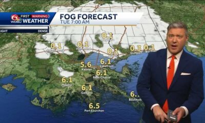 More fog then tracking rain for Halloween