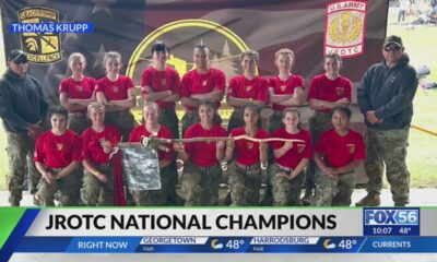 George Rogers Clark High School men's JROTC team crowned national champions