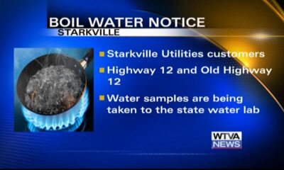 Starkville issues boil water alert for some residents on Oct. 28