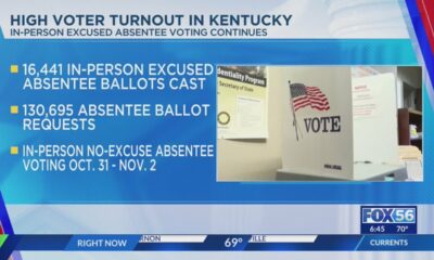 Kentucky expects high voter turnout for election