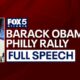 Barack Obama Philadelphia concert rally full speech | FOX 5 News