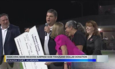 Spanish Fort High School marching band gets 0,000 donation during unforgettable Friday Night Ligh