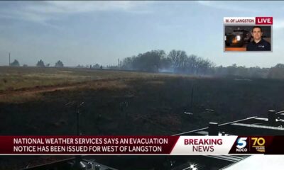 NWS issues evacuation notice for west of Langston