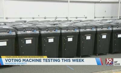 Madison County To Test Voting Machines | Oct. 28, 2024 | News 19 at Noon