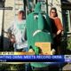 Delta State Fighting Okra mascot visits record-breaking cousin in Tupelo